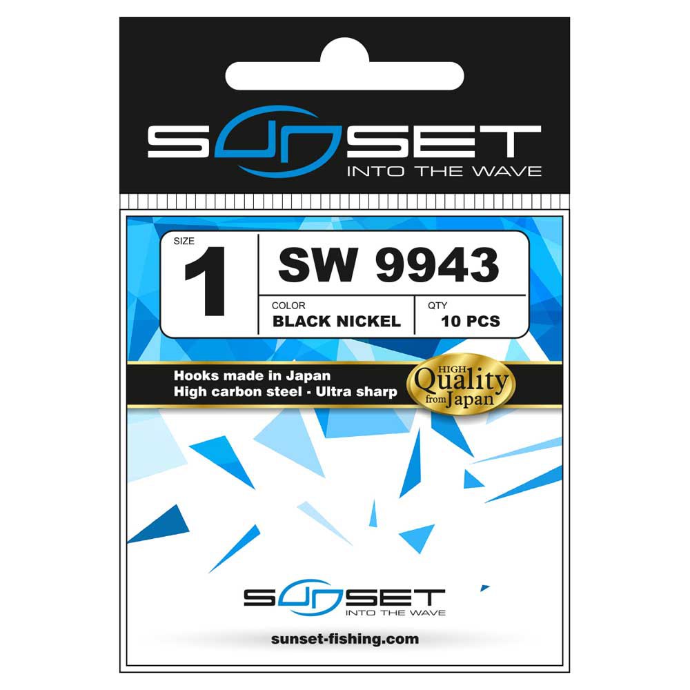 Купить Sunset STSAM01083BN-0001 SW 9943BN Колючий Одноглазый Крючок 10 единицы Black Nickel 1 7ft.ru в интернет магазине Семь Футов