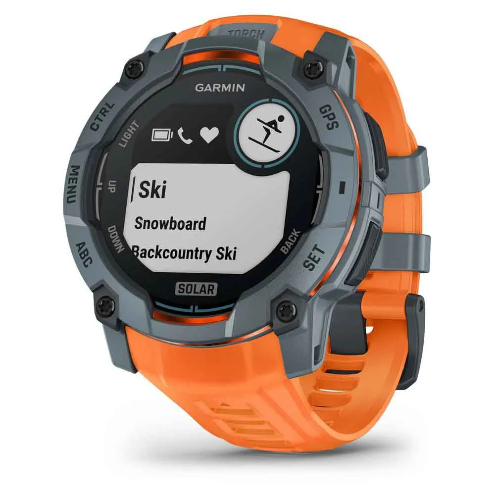 Купить Garmin 010-02935-01 Часы Instinct 3 50 mm Solar Оранжевый Grey / Orange 7ft.ru в интернет магазине Семь Футов