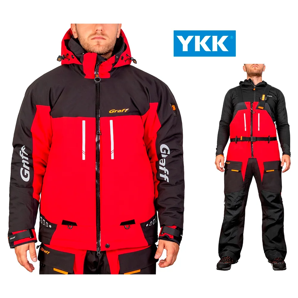 Купить Graff 215-o-b-4-red/grey-2xl-182/188 Набор 215-O-B-4 Edition 4.0 Red / Grey 70x25x45 7ft.ru в интернет магазине Семь Футов