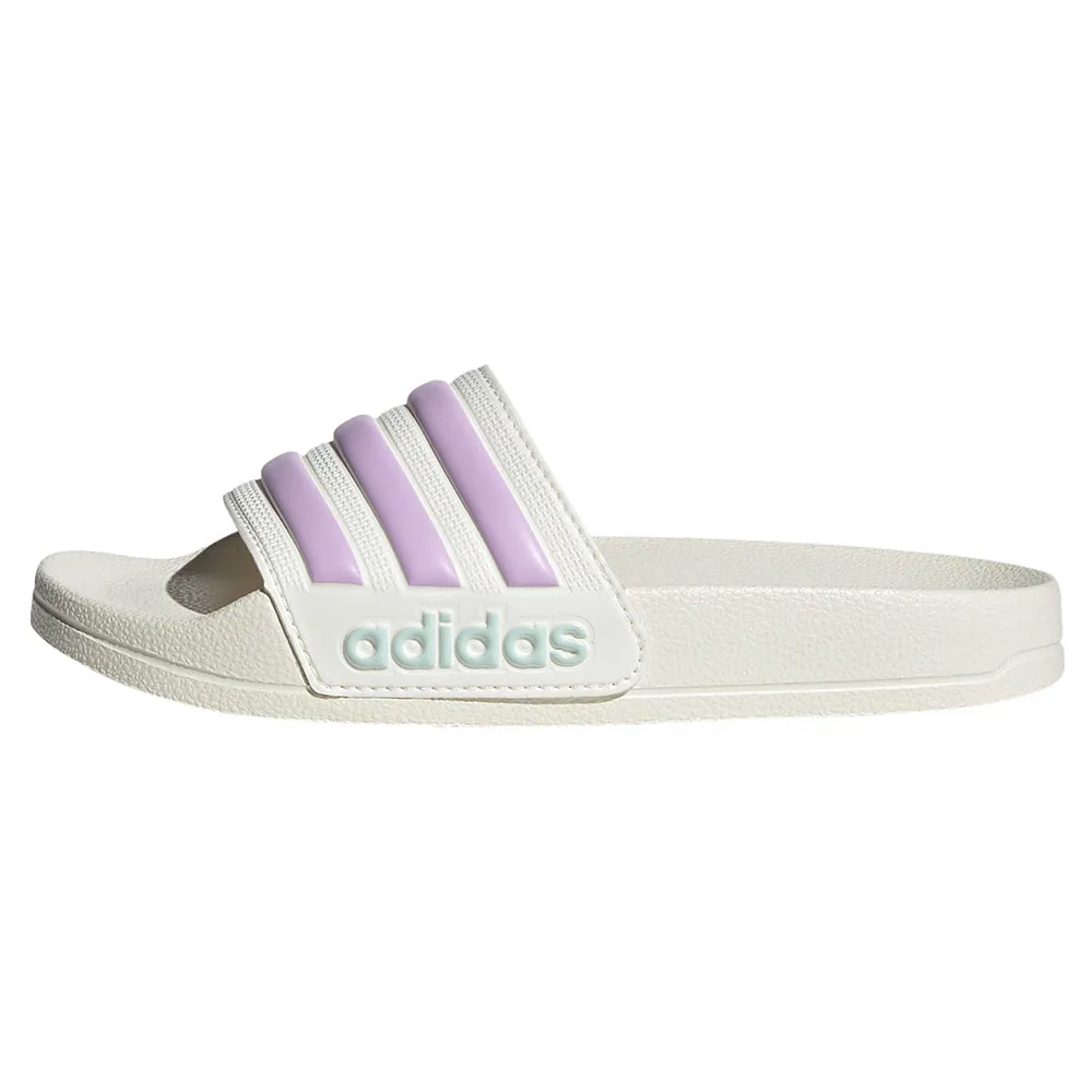 Купить adidas jp5784/28 Детские шлёпанцы для бассейна Adilette Shower Off White / Bliss Lilac / Halo Mint 32x20x10 EU 28 7ft.ru в интернет магазине Семь Футов