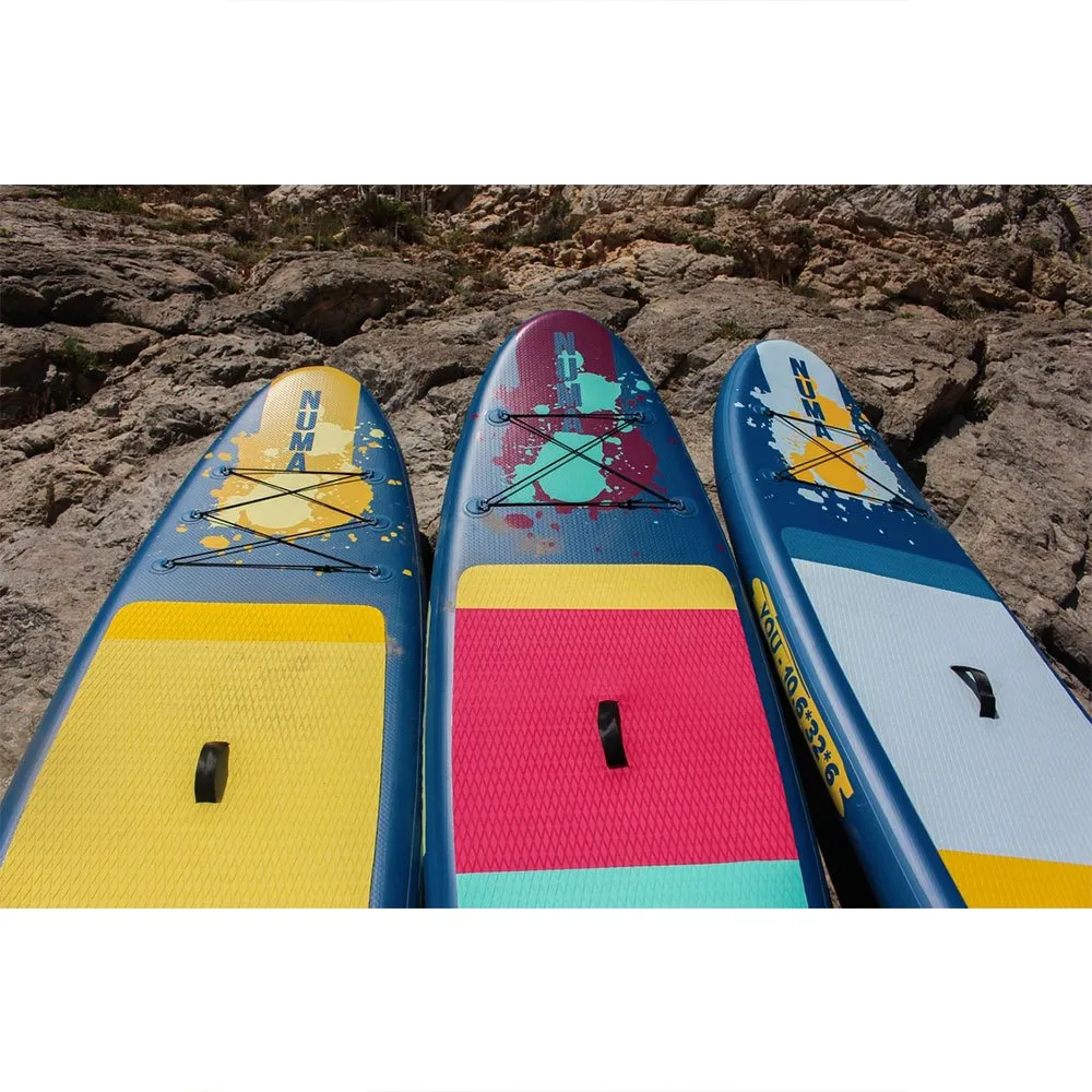 Купить Numa you10.6 Надувной комплект для падлбординга YOU 10´6´´ Blue / Yellow / Blue 43x22x91 320 cm 7ft.ru в интернет магазине Семь Футов