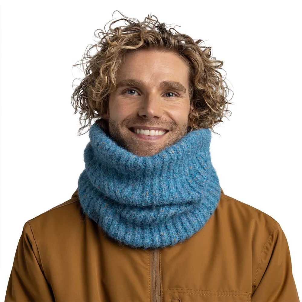 Купить Buff ® 136634.739.10.00 Шарф-хомут Knitted & Fleece Eyla Lake Blue 15x10x5 7ft.ru в интернет магазине Семь Футов