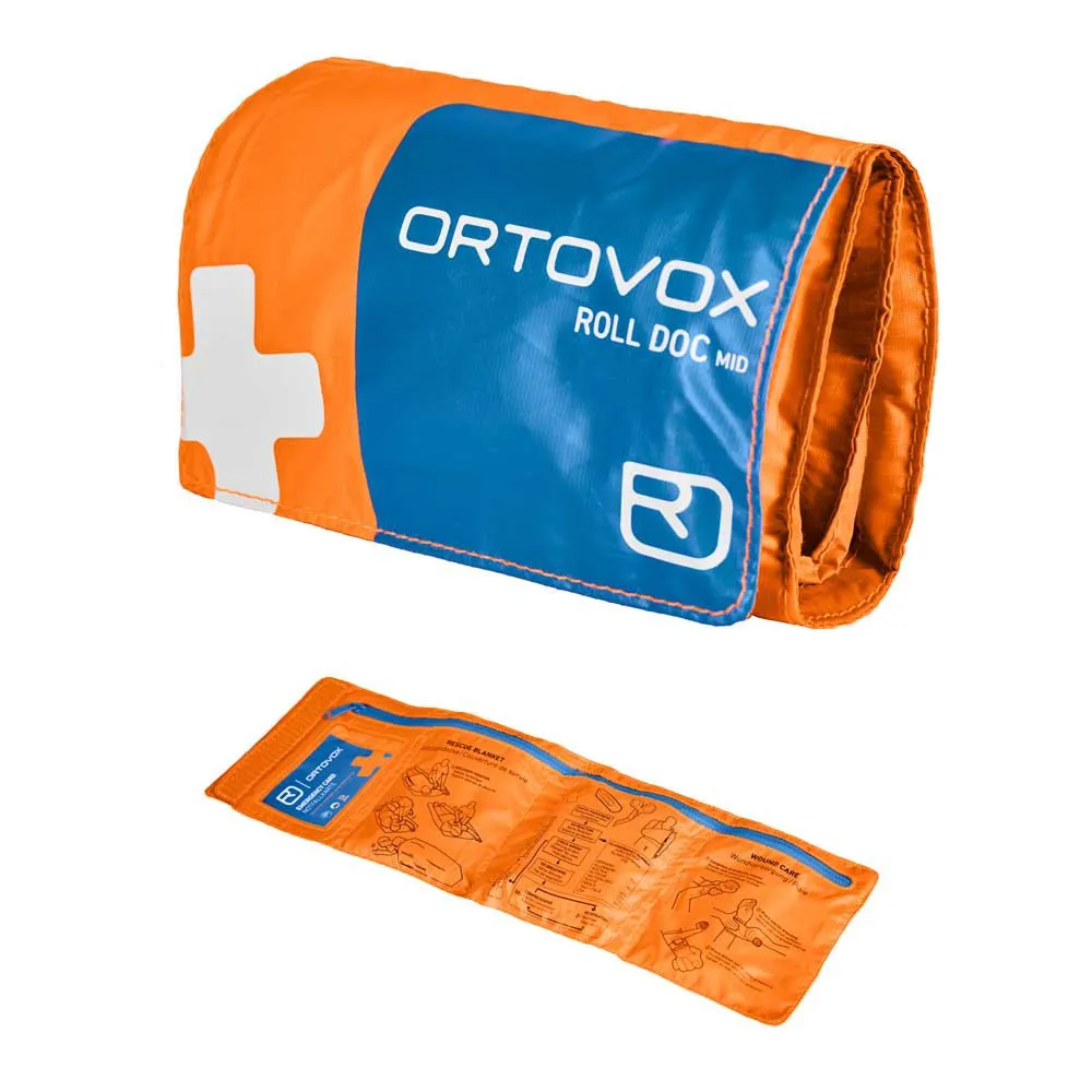 Купить Ortovox 2330200001-21201-01 Аптечка первой помощи Roll Doc Mid Shocking Orange 40x15x10 7ft.ru в интернет магазине Семь Футов