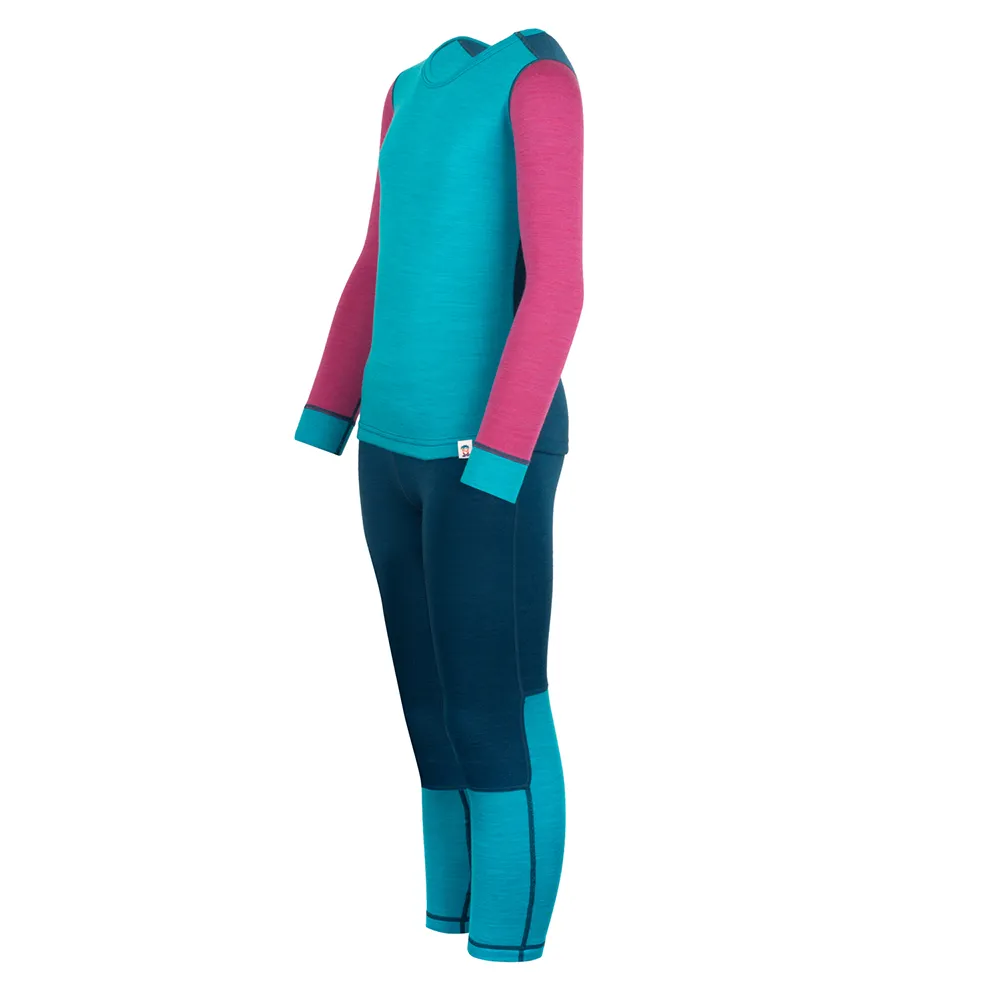 Купить Trollkids 644-123-128 Набор базовых слоев Merino II Dark Turquoise / Bright Berry / Madeira Blue 25x15x10 7-8 Years 7ft.ru в интернет магазине Семь Футов