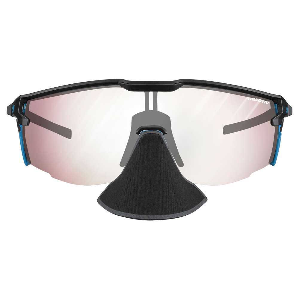 Купить Julbo J5474112 Ultimate Cover Солнцезащитные очки фотохромные поляризованные Black / Blue Reactiv/CAT0-3 HC 7ft.ru в интернет магазине Семь Футов