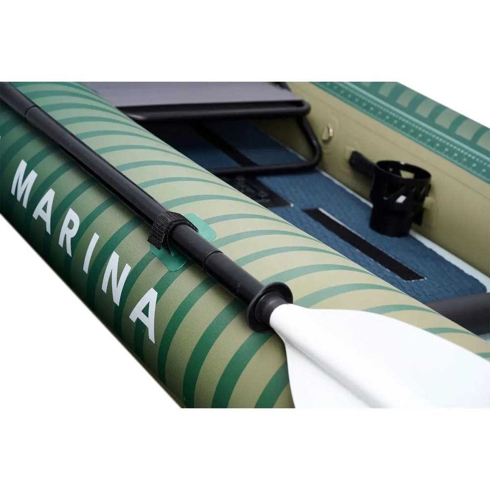 Купить Aqua marina 2313240 Caliber Anglig Надувной Каяк  Dark Green / Black 398 x 98 cm 7ft.ru в интернет магазине Семь Футов