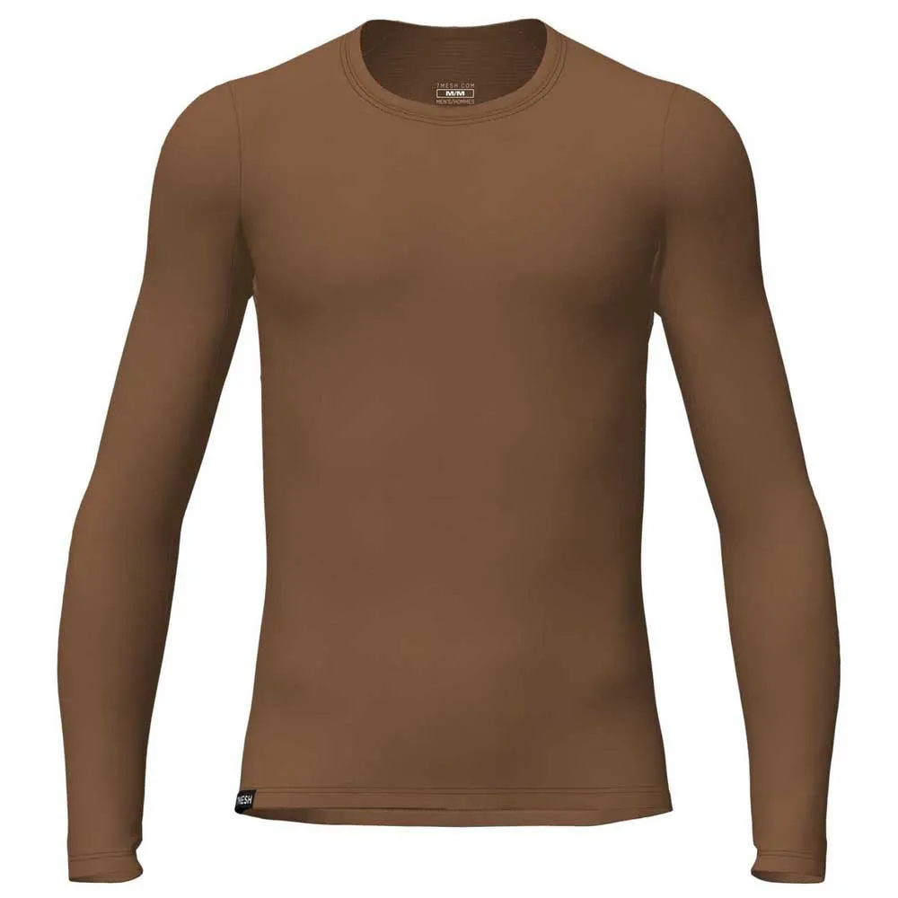 Купить 7mesh 2422-XX-CIN-XL Базовый слой с длинным рукавом Ashlu Merino Cinnamon XL 7ft.ru в интернет магазине Семь Футов