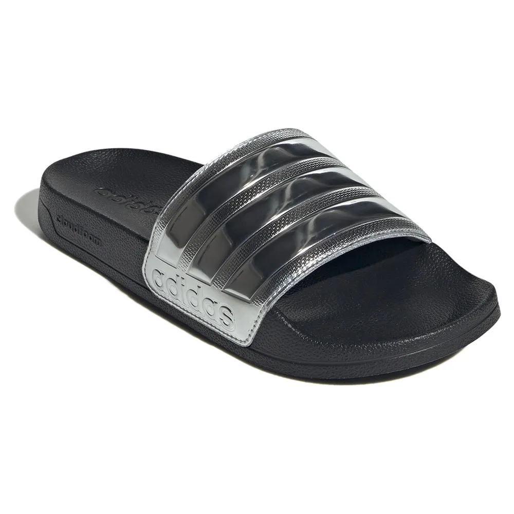 Купить adidas jq9282/4 Шлёпанцы Adilette Shower Core Black / Silver Met / Silver Met 32x20x10 EU 36 7ft.ru в интернет магазине Семь Футов