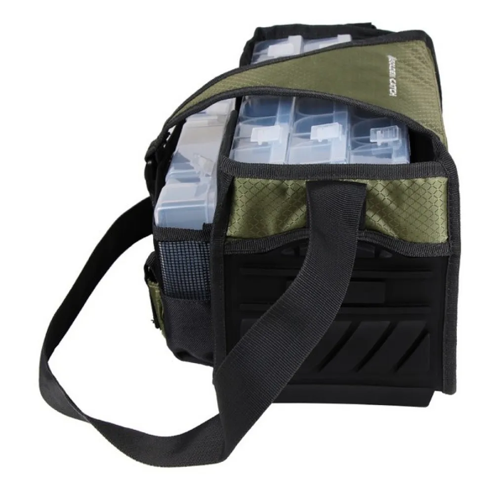 Купить Golden catch 7130011 Сумка через плечо Spinning Green / Black 30x21x21 29 x 20 x 20 cm 7ft.ru в интернет магазине Семь Футов
