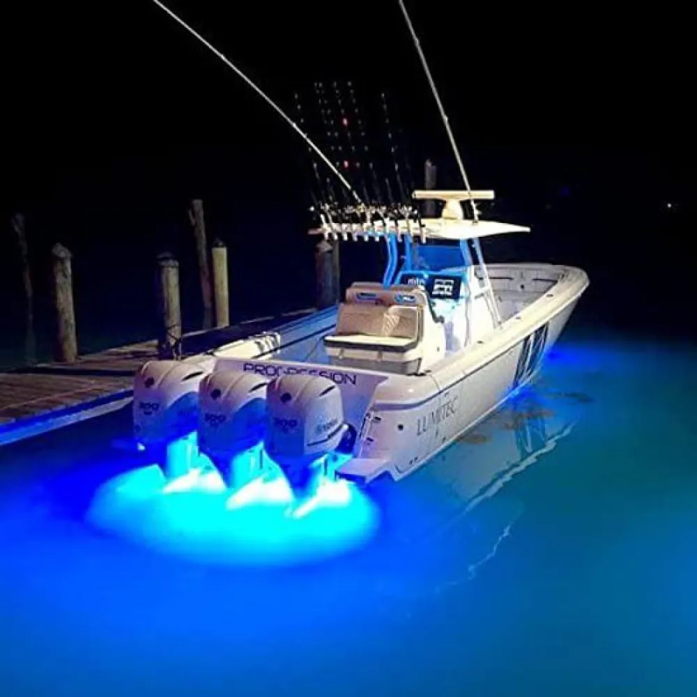 Купить Lumitec 451-101516 Светодиодный светильник Seablaze X2 белый/синий Bronze 16x16x11 5000 Lumens 7ft.ru в интернет магазине Семь Футов