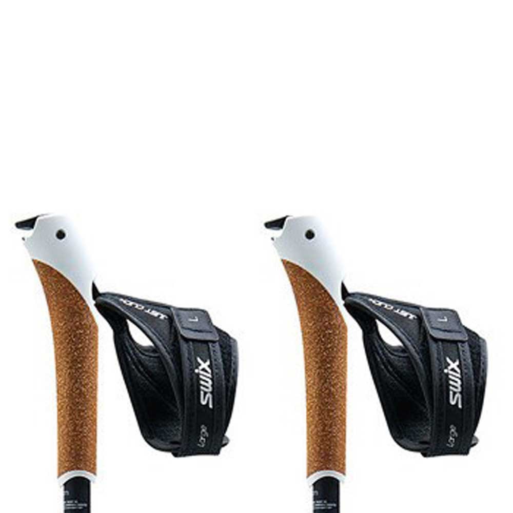 Купить Swix NW320-00-1150 Nordic Walking CT3 UCC Twist&Go Just Click Поляки Черный Black / White / Orange 115 cm 7ft.ru в интернет магазине Семь Футов