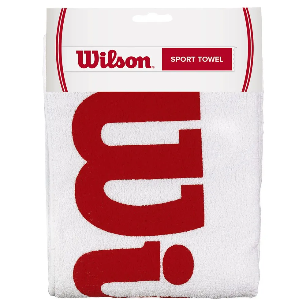 Купить Wilson WRZ540100 полотенце Sport Красный  White / Red 7ft.ru в интернет магазине Семь Футов