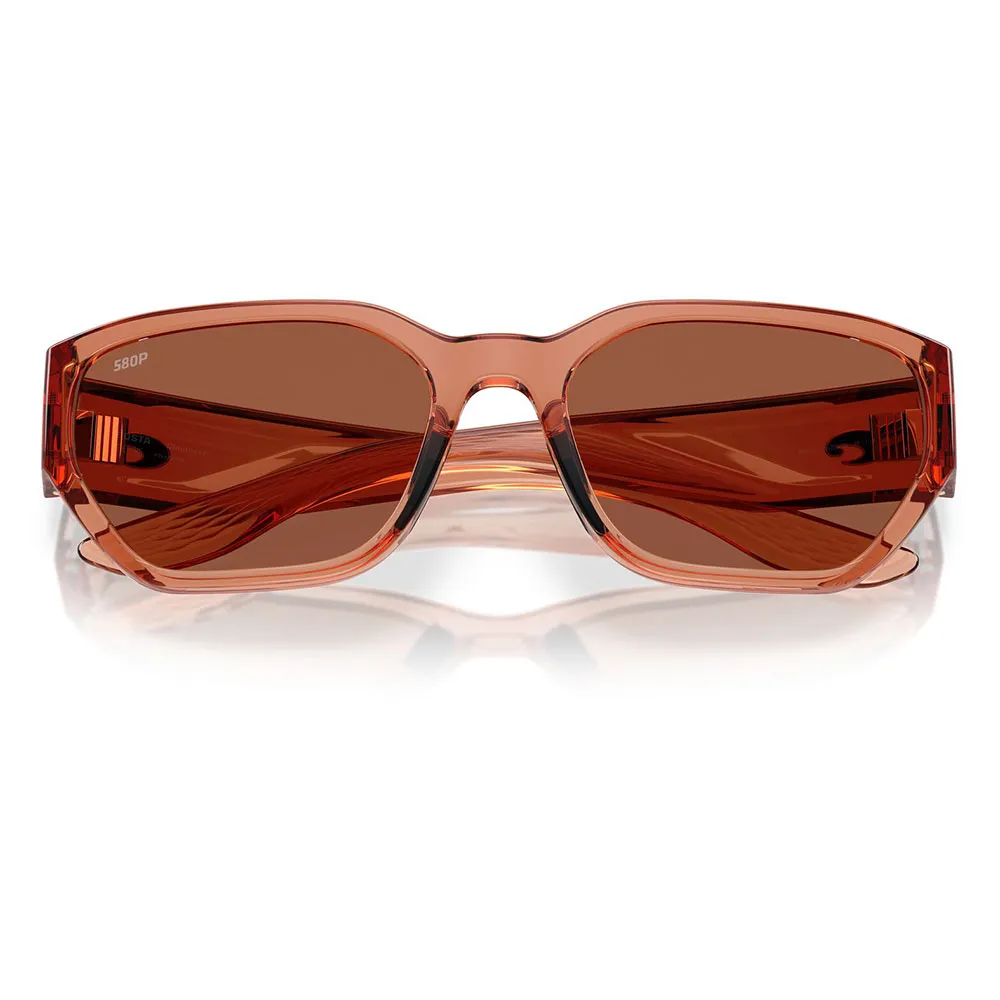 Купить Costa 06S9125-91250658 поляризованные солнцезащитные очки Clemente Translucent Pink Sands / Translucent Pink Sands Copper 580P/CAT3 7ft.ru в интернет магазине Семь Футов