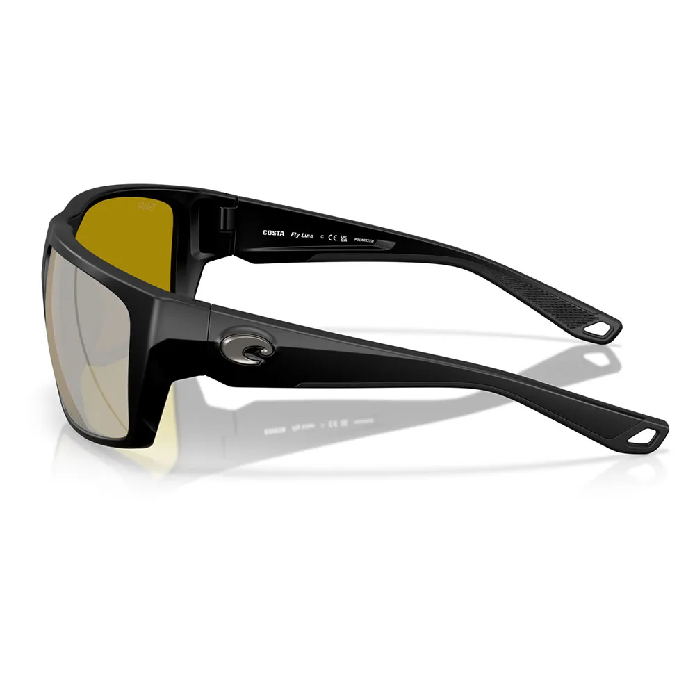 Купить Costa 06s9129-91290664 поляризованные солнцезащитные очки Fly line Matte Black 5 20x10x10 Sunrise Silver Mirror 580G/CAT2 7ft.ru в интернет магазине Семь Футов