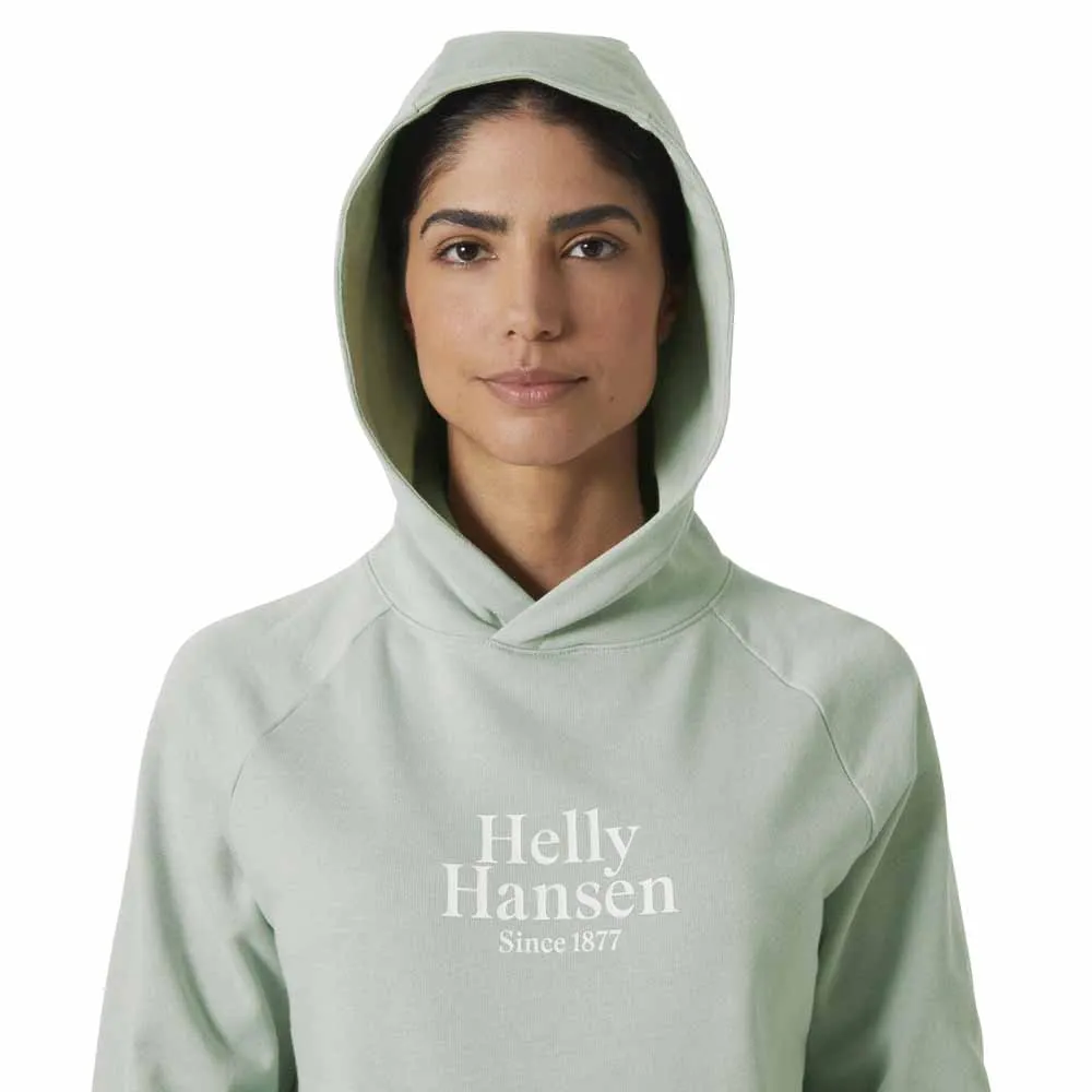 Купить Helly hansen 54239_462-s Толстовка с капюшоном Core Graphic Green Mist 40x30x12 7ft.ru в интернет магазине Семь Футов