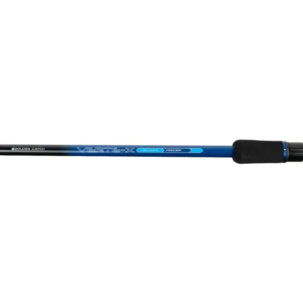 Купить Golden catch 2039512 карповая удочка Verte-X Distance Feeder 25 Black / Blue 150x10x10 4.2 m 7ft.ru в интернет магазине Семь Футов