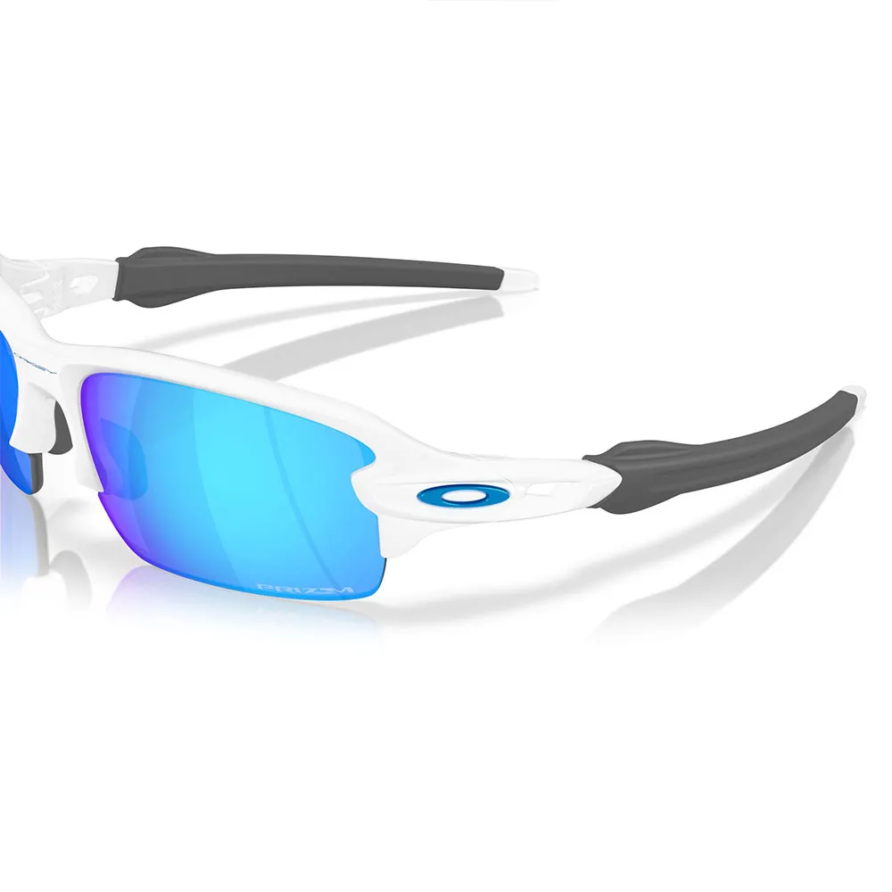 Купить Oakley OO9511-0259 Солнцезащитные очки Flak 2.0 s Polished White 01 Prizm Sapphire/CAT3 7ft.ru в интернет магазине Семь Футов