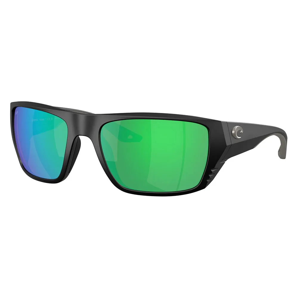 Купить Costa 06S9118-91180859 поляризованные солнцезащитные очки Finlet Matte Black / Matte Black Green Mirror 580P/CAT3 7ft.ru в интернет магазине Семь Футов