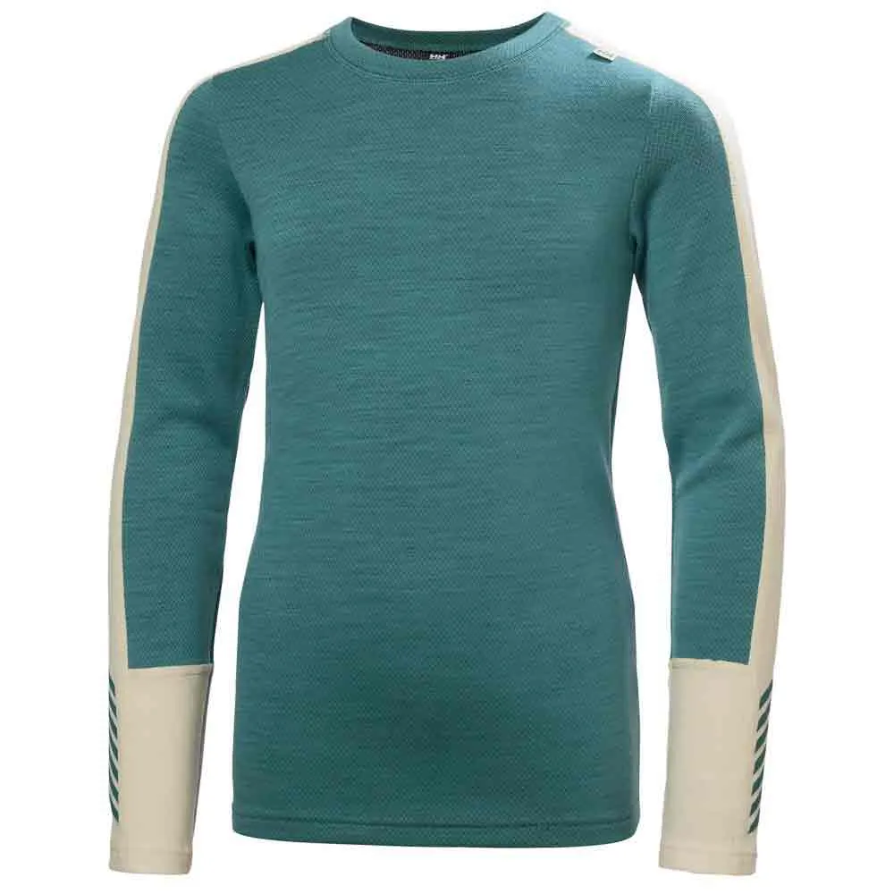 Купить Helly hansen 49403-494-13 Комплект термобелья с длинным рукавом Lifa merino midweight Opal Green 30x22x4 13 Years 7ft.ru в интернет магазине Семь Футов
