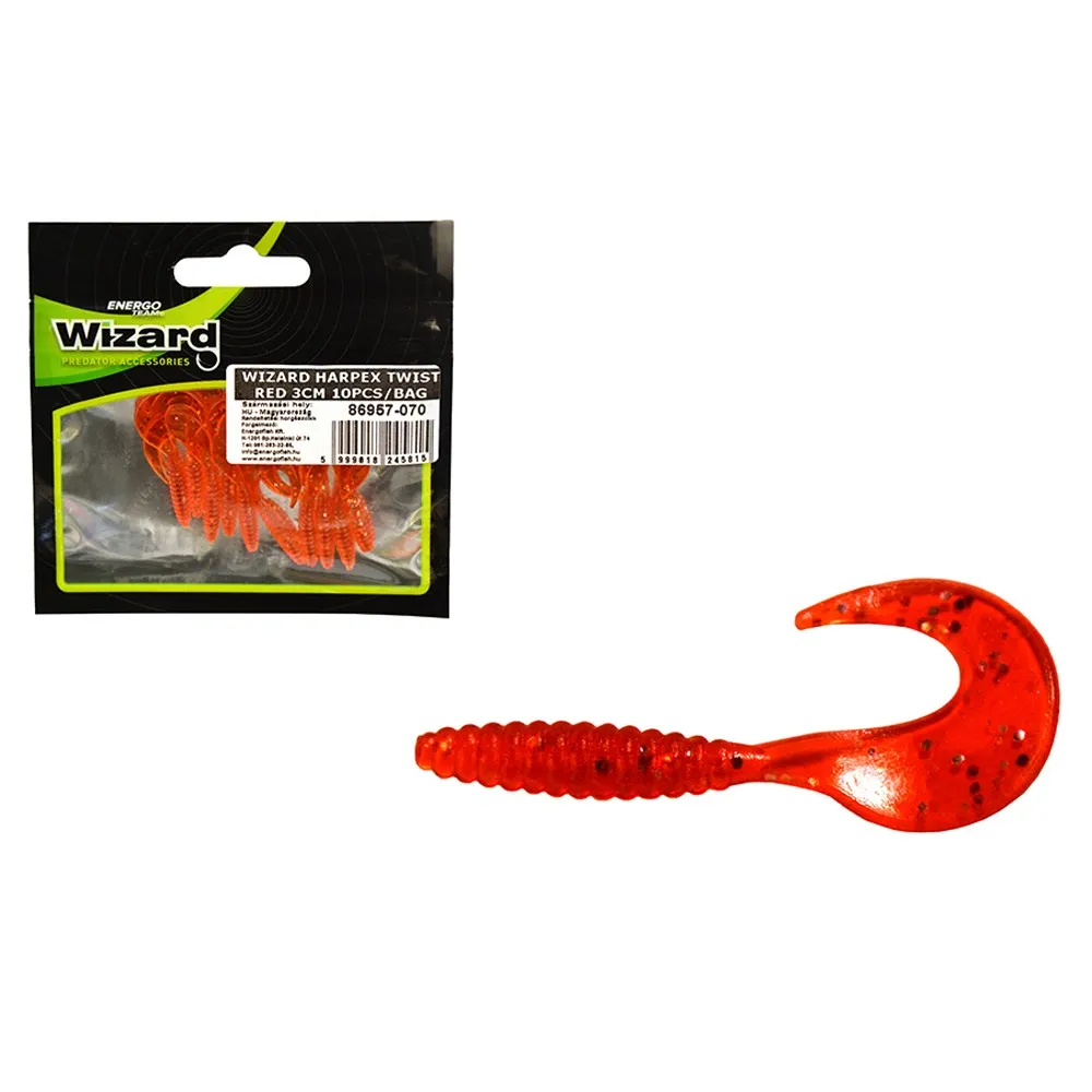 Купить Wizard 86957-070 Мягкий приманка Harpex Twist 40 mm  Red 7ft.ru в интернет магазине Семь Футов
