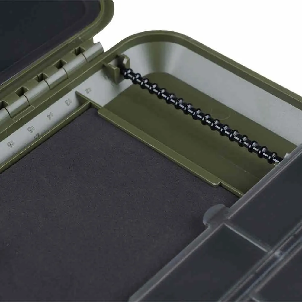 Купить Golden catch g.carp 1339225 Коробка для снастей Carp Flat Dark Green 35x18x8 34.5 x 17.5 x 7.5 cm 7ft.ru в интернет магазине Семь Футов