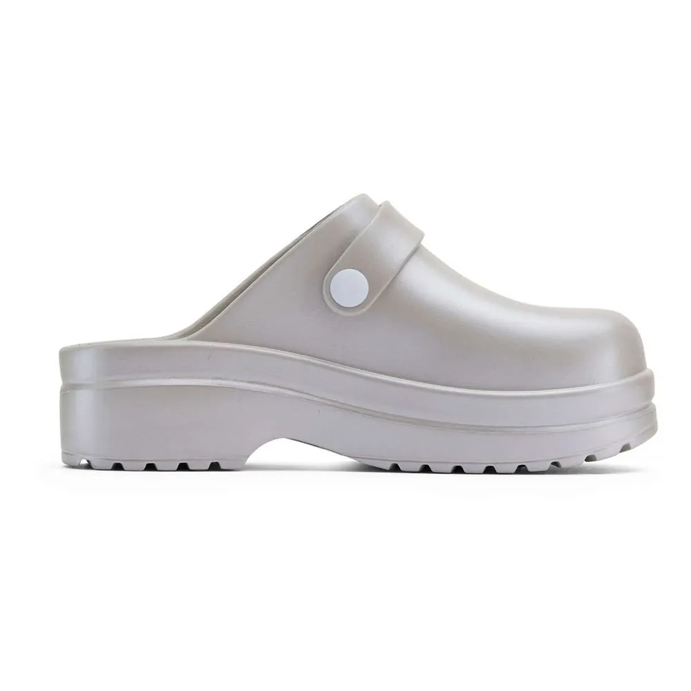 Купить Duuo shoes d890006-36 Деревянные башмаки Eva Esclop Silver Metallic 35x25x15 EU 36 7ft.ru в интернет магазине Семь Футов