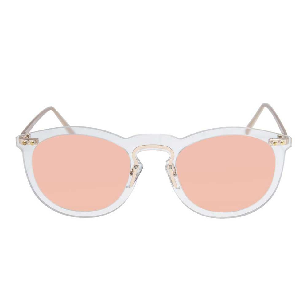 Купить Ocean sunglasses 20.25 поляризованные солнцезащитные очки Berlin Pink Mirror Transparent White / Metal Gold Temple/CAT2 7ft.ru в интернет магазине Семь Футов