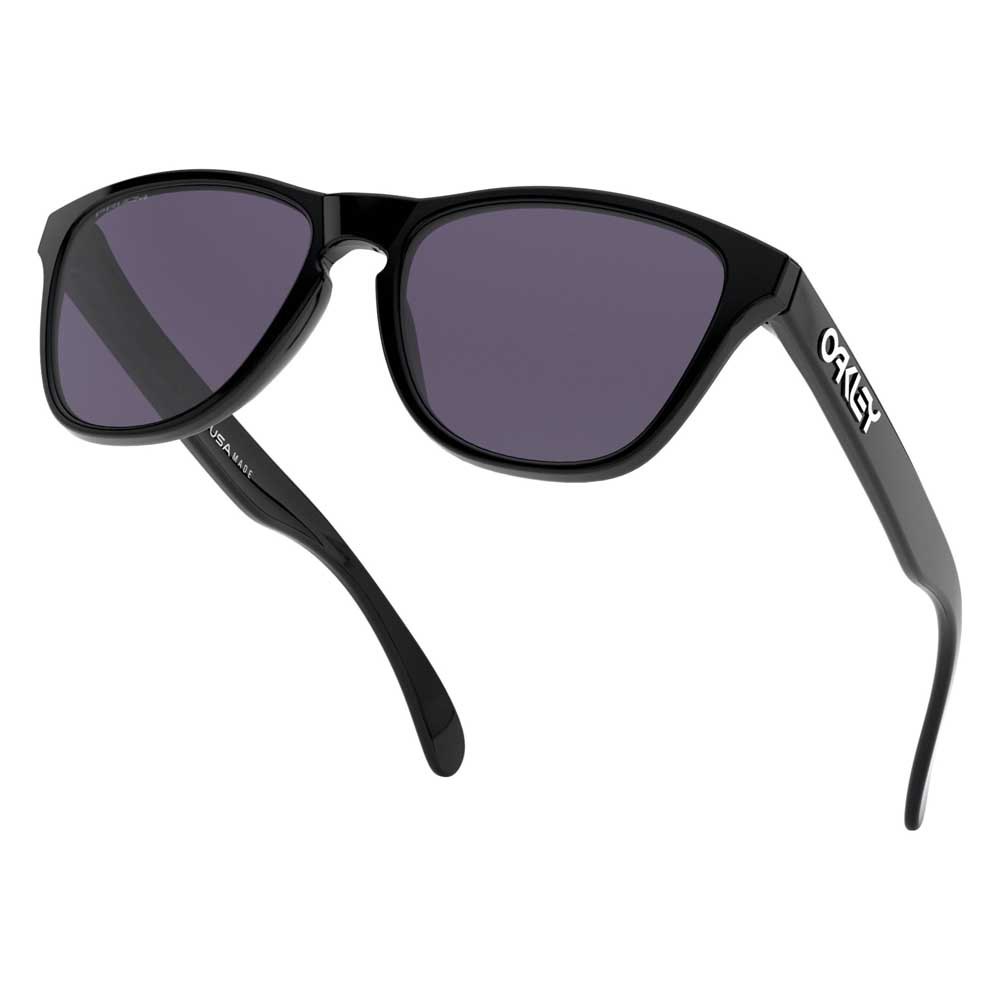 Купить Oakley OJ9006-2253 Frogskins XS Prizm Gray Солнцезащитные Очки Polished Black Prizm Grey/CAT3 7ft.ru в интернет магазине Семь Футов