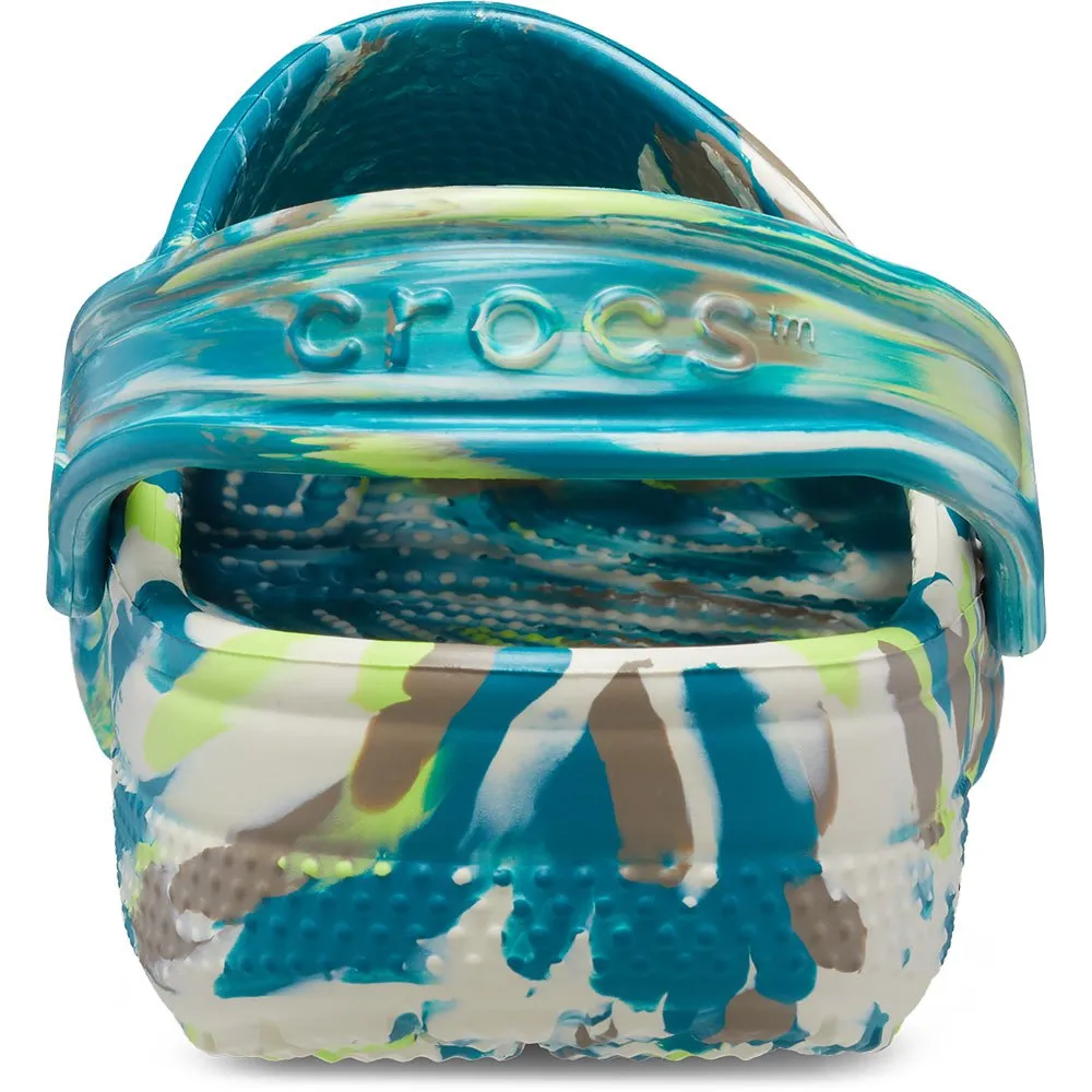 Купить Crocs 206838-3uf-c5 Деревянные башмаки Classic Marbled Limeade / Multi 35x25x15 EU 20 7ft.ru в интернет магазине Семь Футов