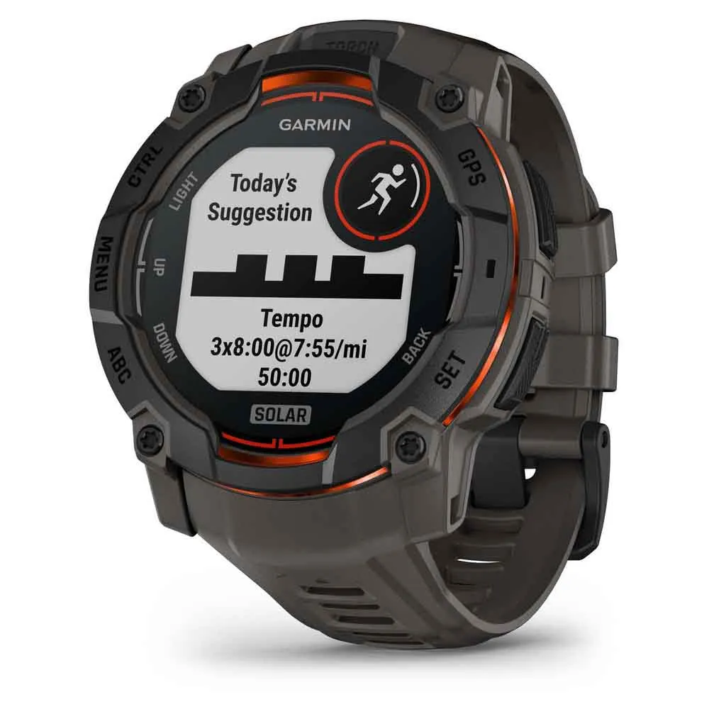 Купить Garmin 010-02935-00 Часы Instinct 3 50 mm Solar Черный  Black / Carbon 7ft.ru в интернет магазине Семь Футов