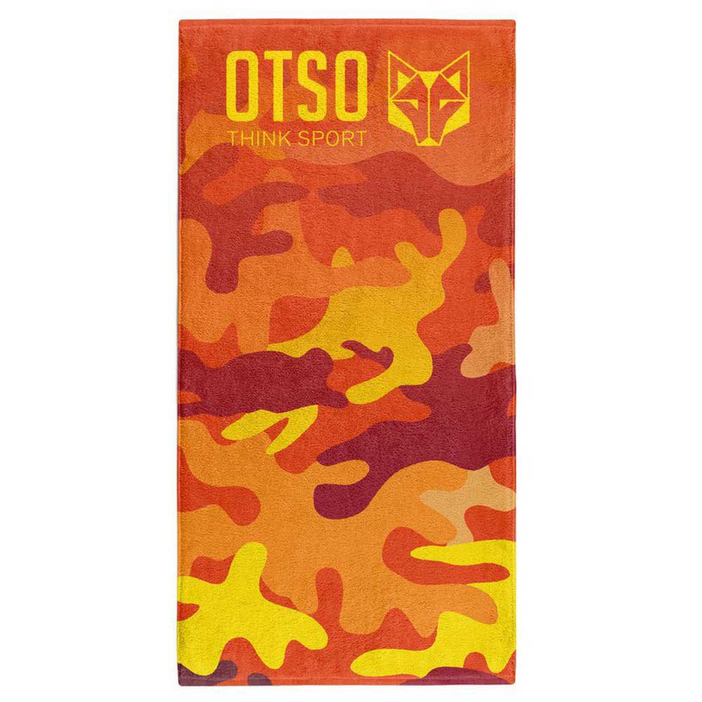 Купить Otso T15075-CORANGE20 Полотенце из микрофибры Оранжевый Camo Orange 7ft.ru в интернет магазине Семь Футов
