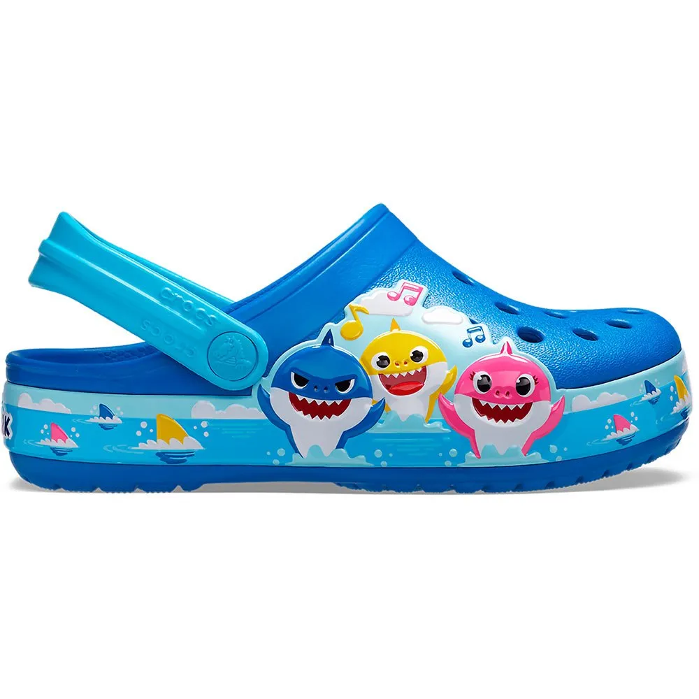Купить Crocs 207066-4jl-c8 Деревянные башмаки Fun Lab Baby Shark Band Bright Cobalt 35x25x15 EU 24 7ft.ru в интернет магазине Семь Футов