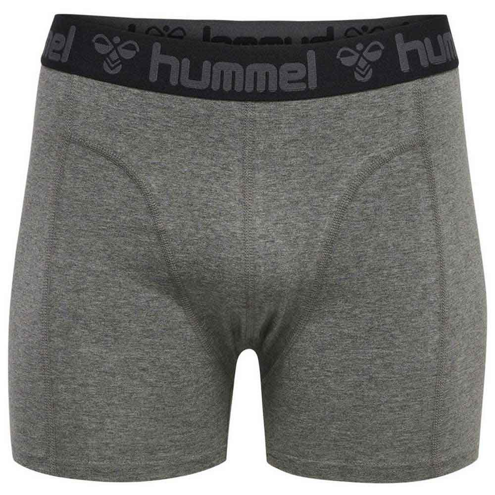 Купить Hummel 215796-1070-2XL Боксёр Marston 4 Единицы Серый  Black / Dark Grey Melange 2XL 7ft.ru в интернет магазине Семь Футов