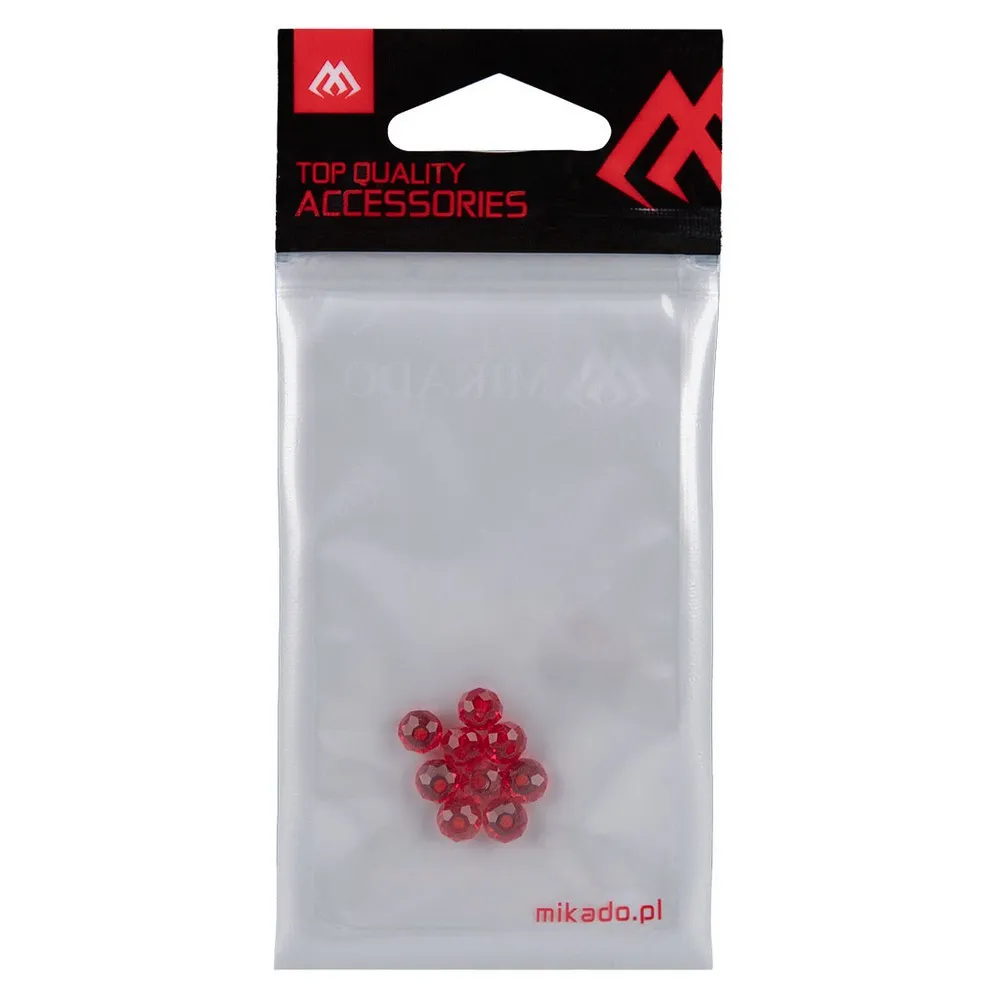 Купить Mikado AM-2025-68 жемчуг Carolina  Red 6 x 8 mm 7ft.ru в интернет магазине Семь Футов