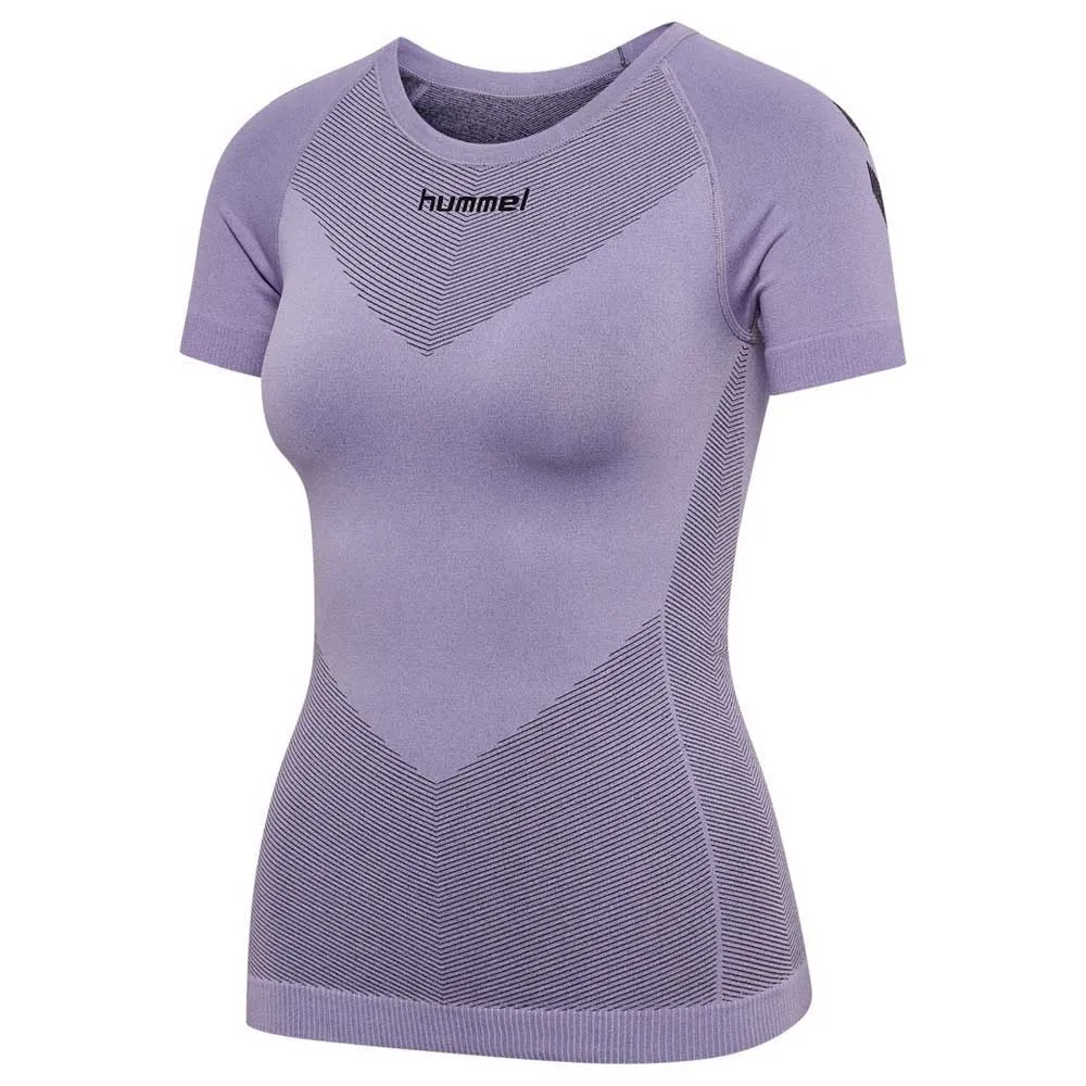 Купить Hummel 202644-3106-xs/s Базовый слой с коротким рукавом First Seamless Lavender Melange 30x25x2 XS-S 7ft.ru в интернет магазине Семь Футов