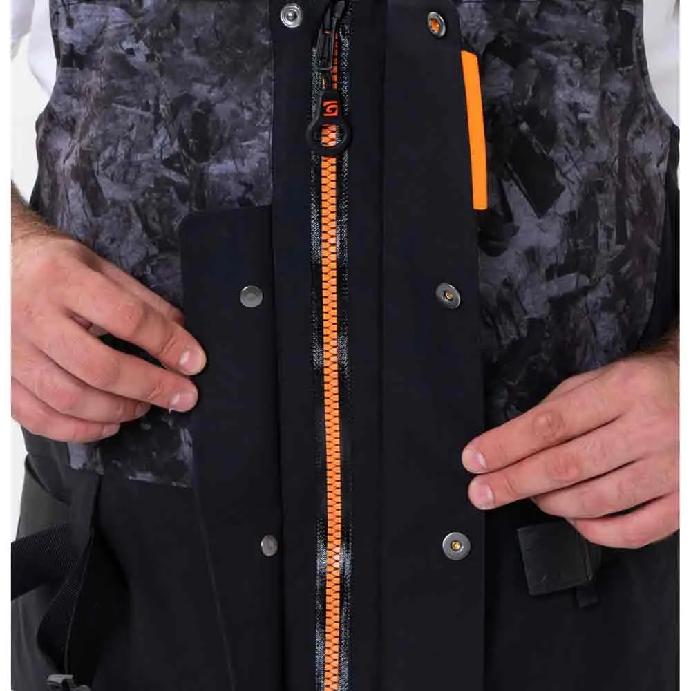 Купить Graff 719-o-b-8-4xl-176/182 брюки с бретелями Warmguard Winter 719-O-B-8 Black / Camo 65x50x5 7ft.ru в интернет магазине Семь Футов