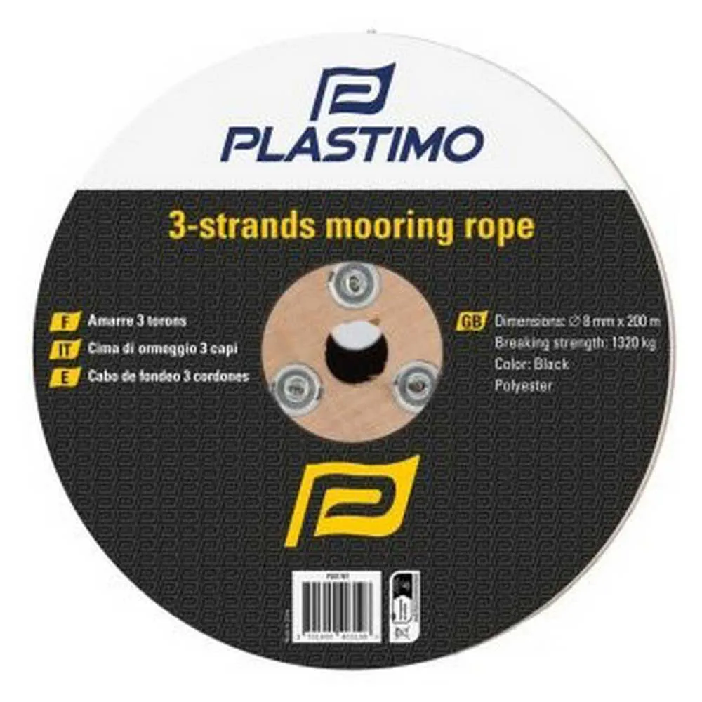 Купить Plastimo P201773 Швартовый канат 3 пряди 100 m Black 20 mm 7ft.ru в интернет магазине Семь Футов