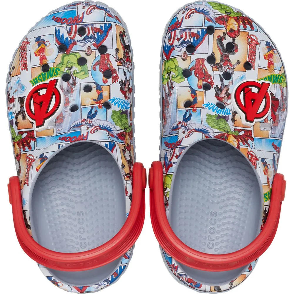 Купить Crocs 209945-0id-c10 Деревянные башмаки Avengers Off Court Blue Grey 35x25x15 EU 27 7ft.ru в интернет магазине Семь Футов