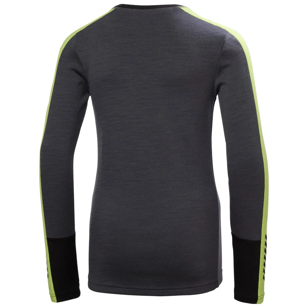 Купить Helly hansen 49403-831-10 Комплект термобелья с длинным рукавом Lifa merino midweight Thunder Grey 30x22x4 10 Years 7ft.ru в интернет магазине Семь Футов