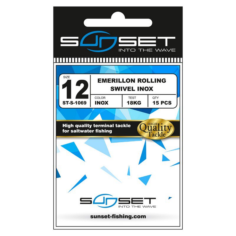 Купить Sunset STSAM1101N1218KG 1069 Вертлюги из нержавеющей стали Silver 12 7ft.ru в интернет магазине Семь Футов