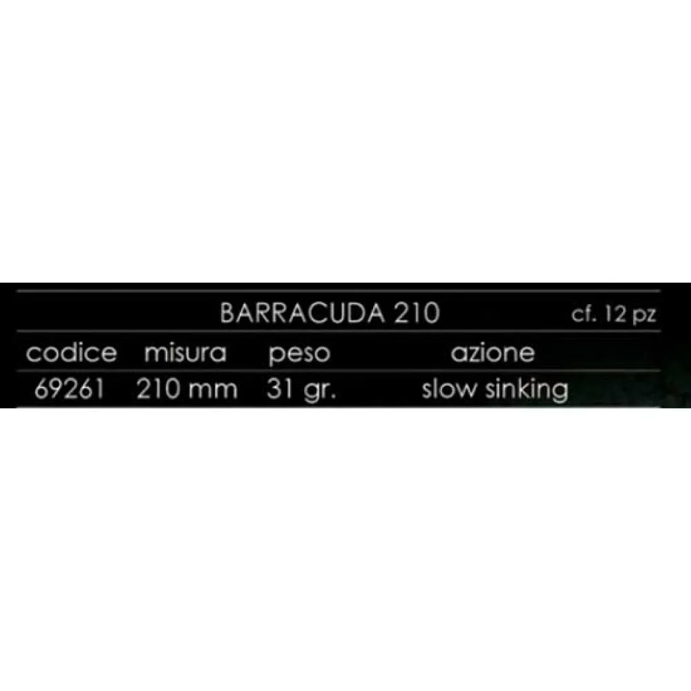 Купить Expert predator 6926101 Minnow Barracuda 31g 210 mm 25x10x7 7ft.ru в интернет магазине Семь Футов