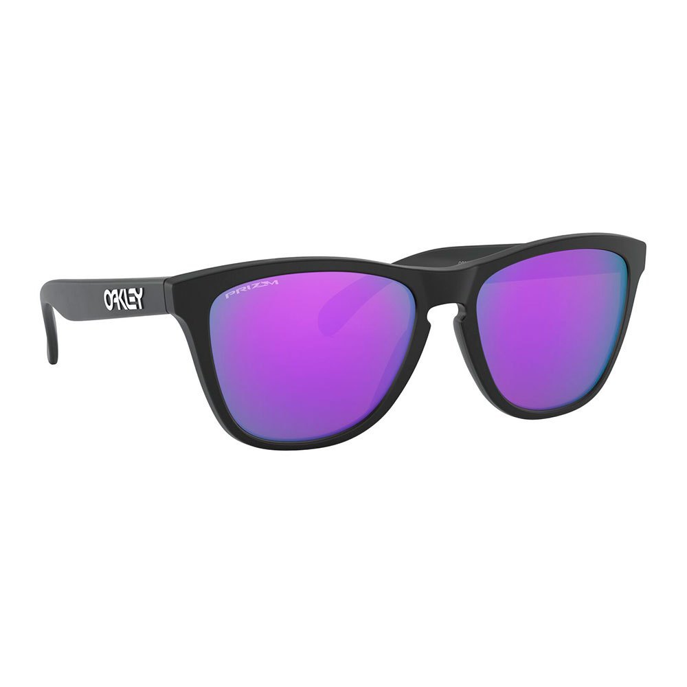 Купить Oakley OO9013-H655 Frogskins Prizm Солнцезащитные Очки Matte Black Prizm Violet Iridium/CAT3 7ft.ru в интернет магазине Семь Футов