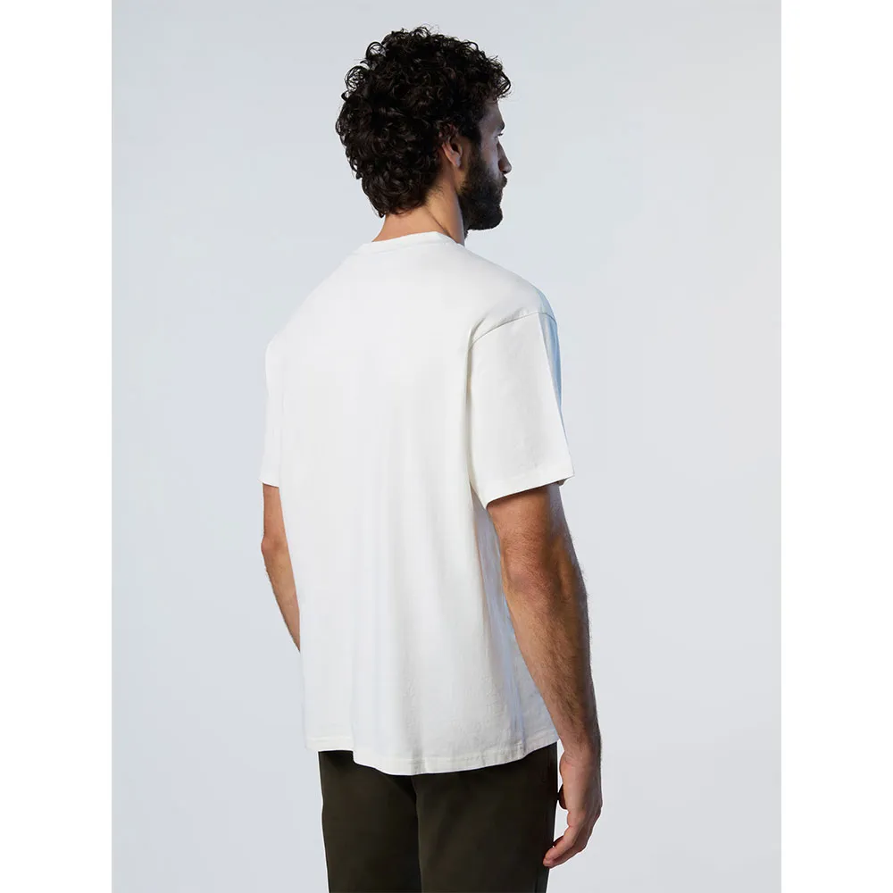 Купить North sails 692848-0105-XS Футболка с коротким рукавом Logo 692848 Коричневый Marshmallow XS 7ft.ru в интернет магазине Семь Футов