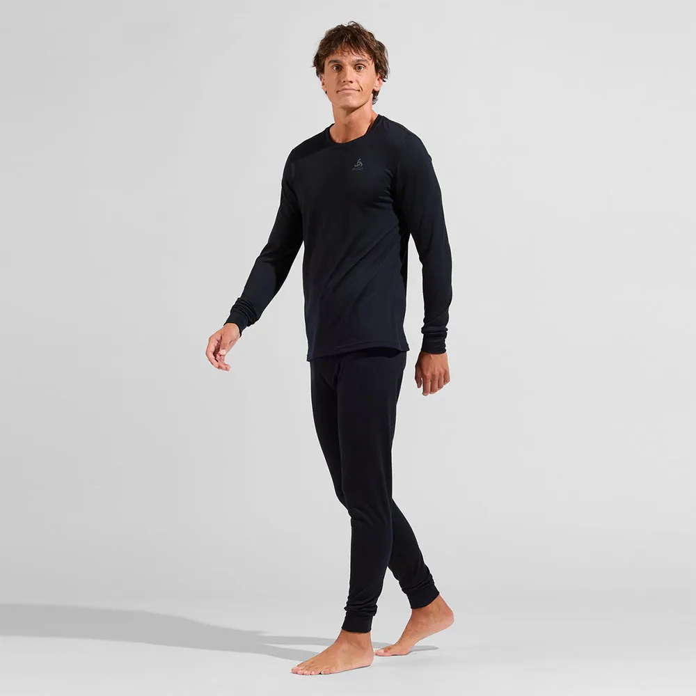 Купить Odlo 111602-15000-L Базовый слой с длинным рукавом Merino 200 Голубой Black L 7ft.ru в интернет магазине Семь Футов