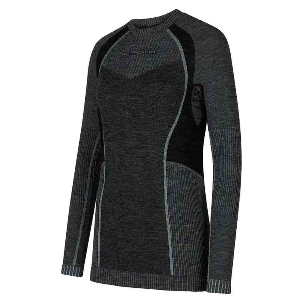 Купить La sportiva zasb006g00g07.s Базовый слой с длинным рукавом Wool70 Tech Carbon / Cloud 30x25x2 7ft.ru в интернет магазине Семь Футов