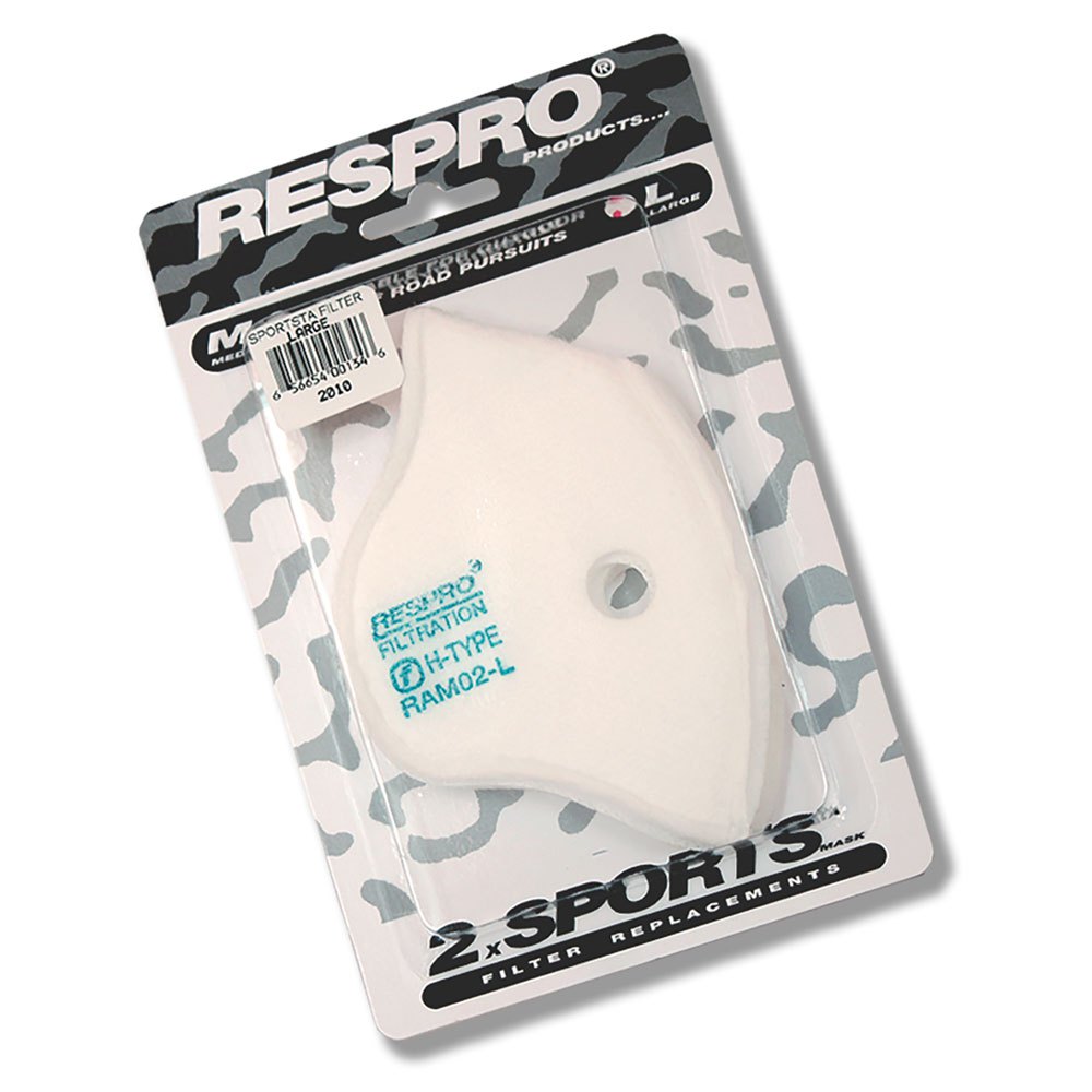 Купить Respro SRSFXL Sports 2 единицы Лицо Маска Белая White XL 7ft.ru в интернет магазине Семь Футов