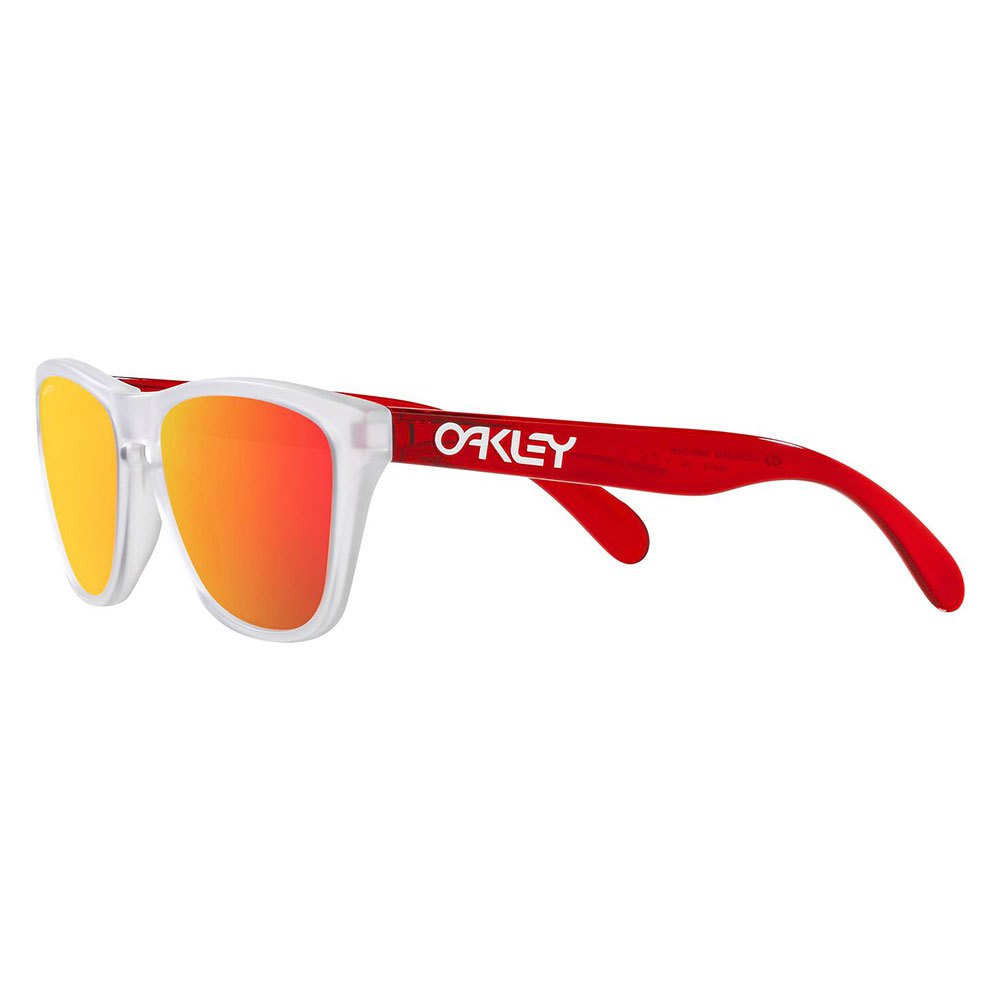 Купить Oakley OJ9009-0848 Frogskins XXS Prizm Молодежные солнцезащитные очки Matte Clear Prizm Ruby/CAT3 7ft.ru в интернет магазине Семь Футов