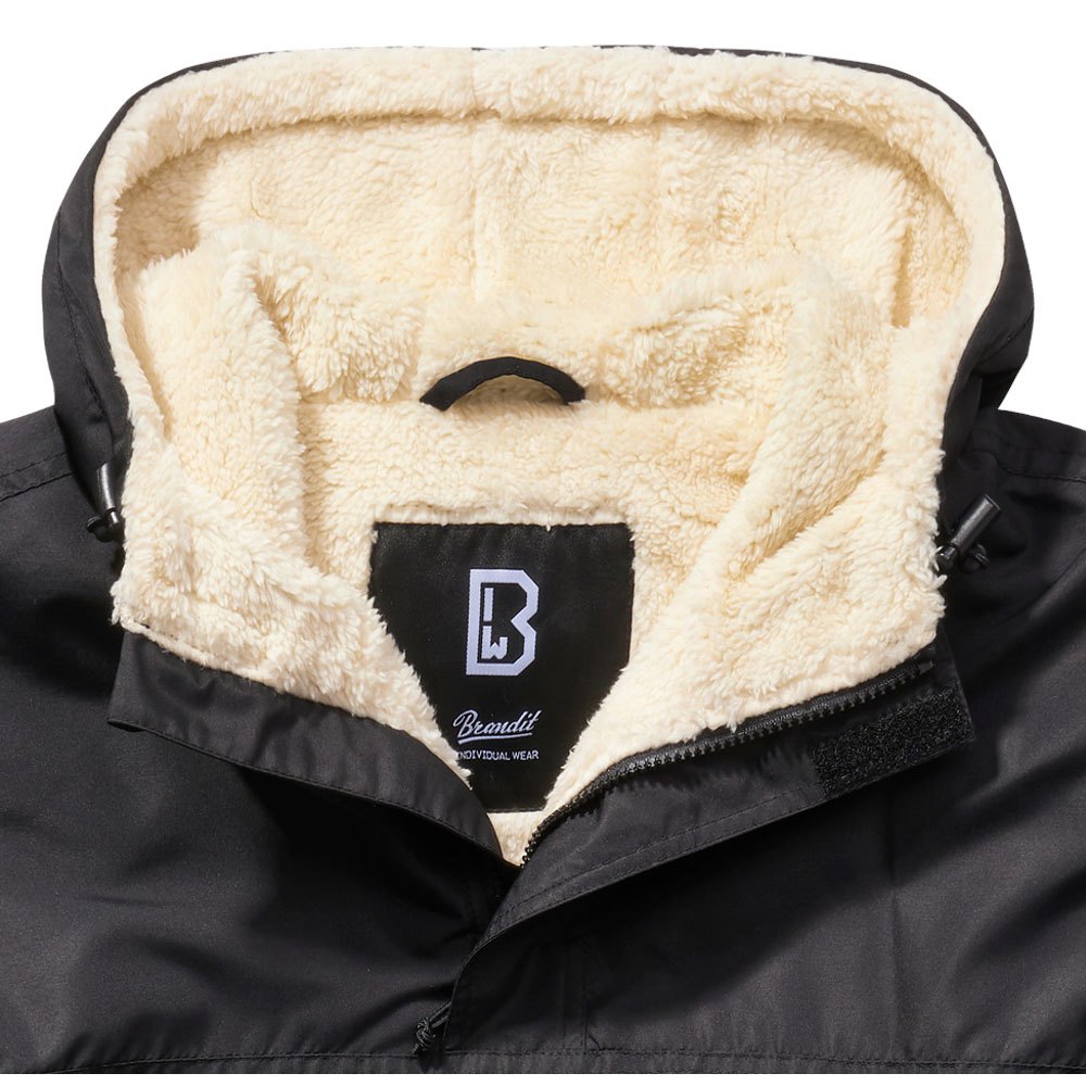 Купить Brandit 3173-2-3XL Куртка Sherpa Черный  Black 3XL 7ft.ru в интернет магазине Семь Футов