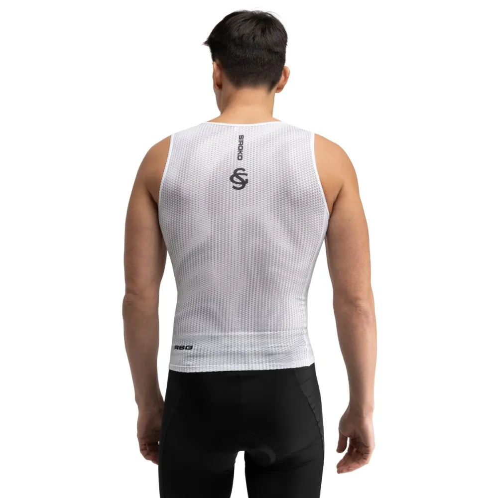 Купить Siroko SRKCLLRSGC1SCBLBATALLA-S-M базовый слой без рукавов SC BL Batalla Белая White / Black S-M 7ft.ru в интернет магазине Семь Футов