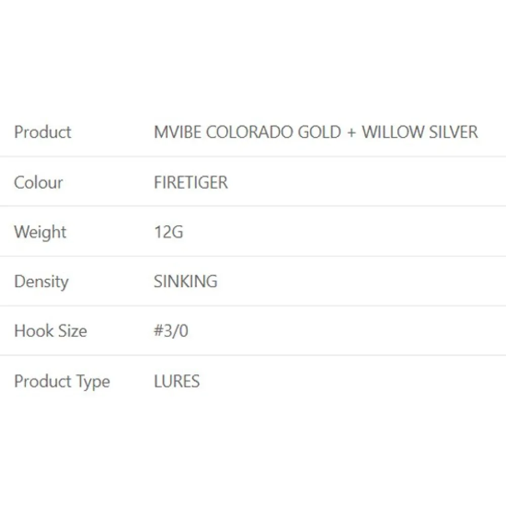 Купить Westin P247-099-105-UNIT Spinnerbait Mvibe Colorado Gold Willow Silver 3/0 12g Желтый Firetiger 7ft.ru в интернет магазине Семь Футов